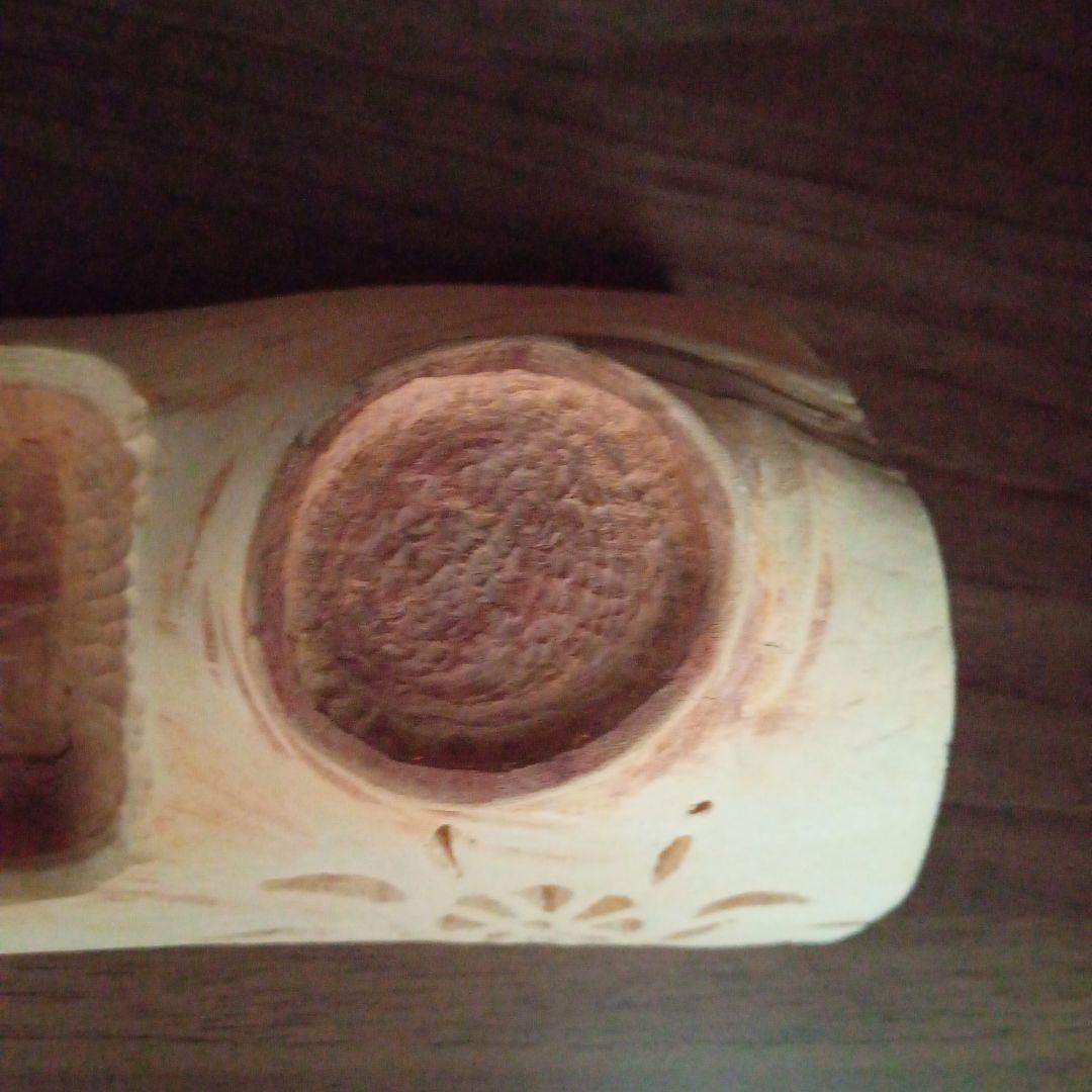 木彫　トレイ　トレー