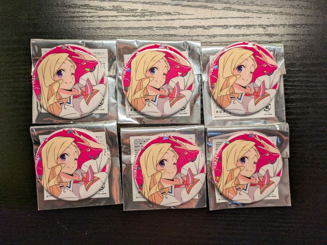イキヅライブ！此花輝夜ホログラム缶バッジ 6個セット - メルカリ