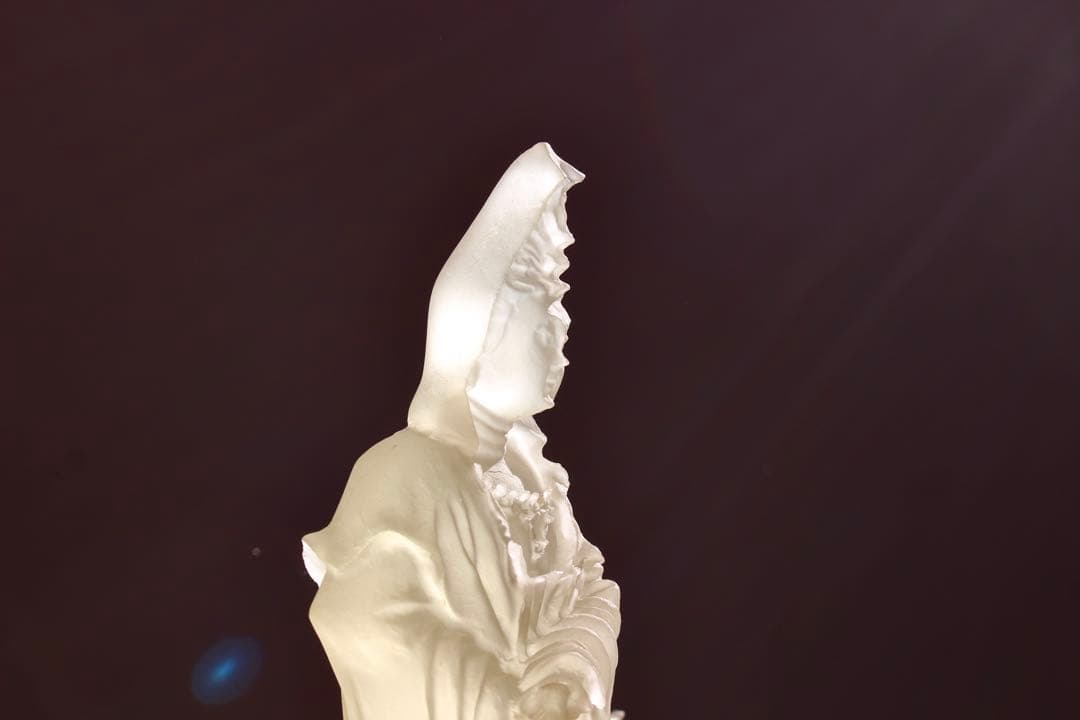 仏教コレクション【龍上観音菩薩　龍神観音　仏像　水晶】