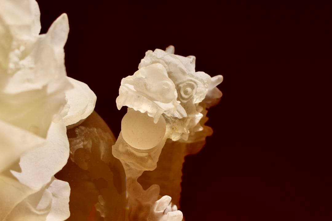 仏教コレクション【龍上観音菩薩　龍神観音　仏像　水晶】