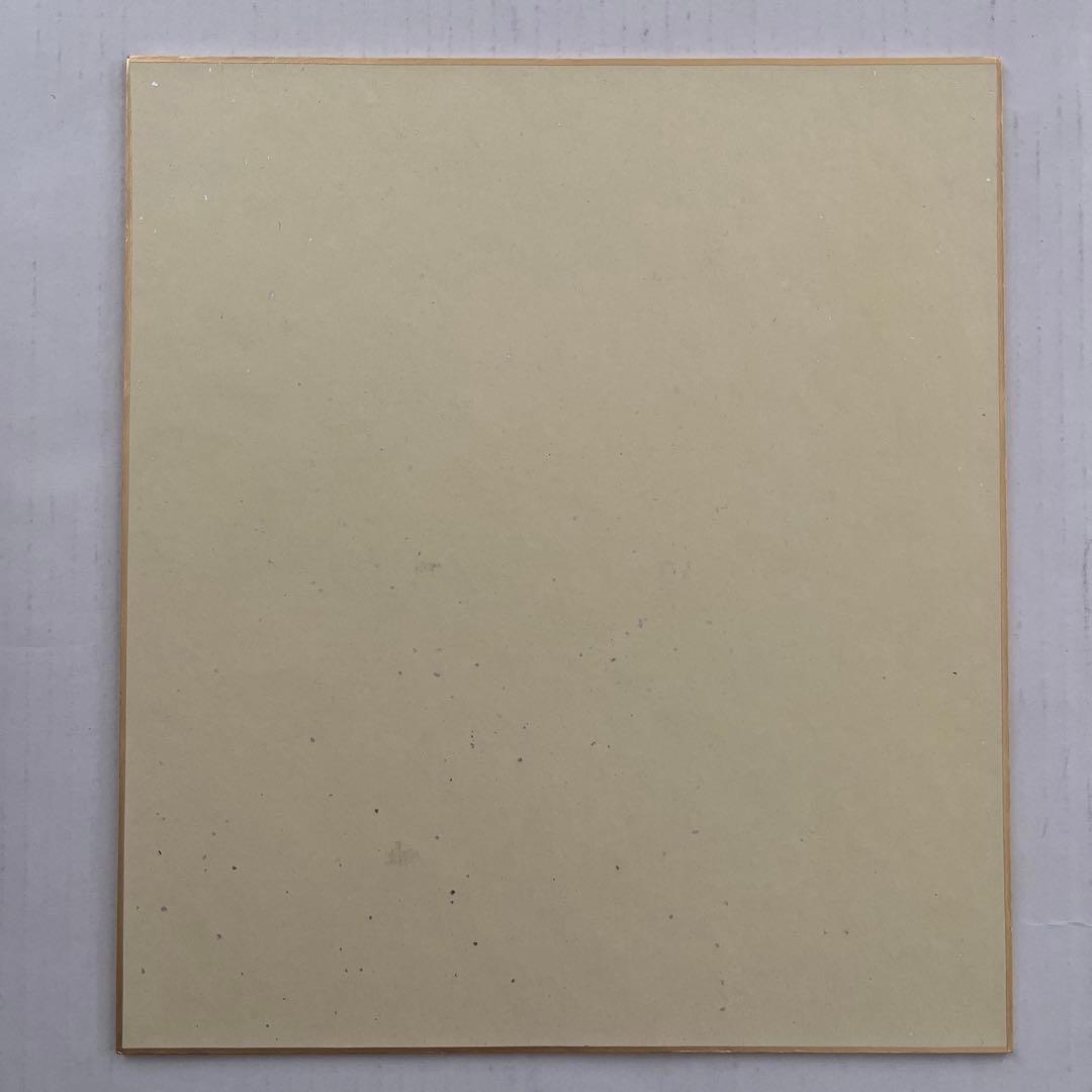 忍たま乱太郎 尼子騒兵衛直筆サイン色紙 落款印あり、1996.5.4