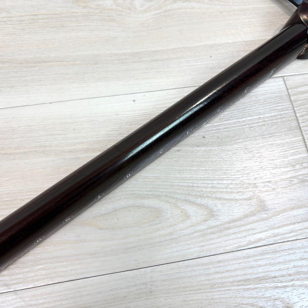 【皮破れあり】中棹　東さわり　地唄 民謡 トチ目　丸内胴　ケース付