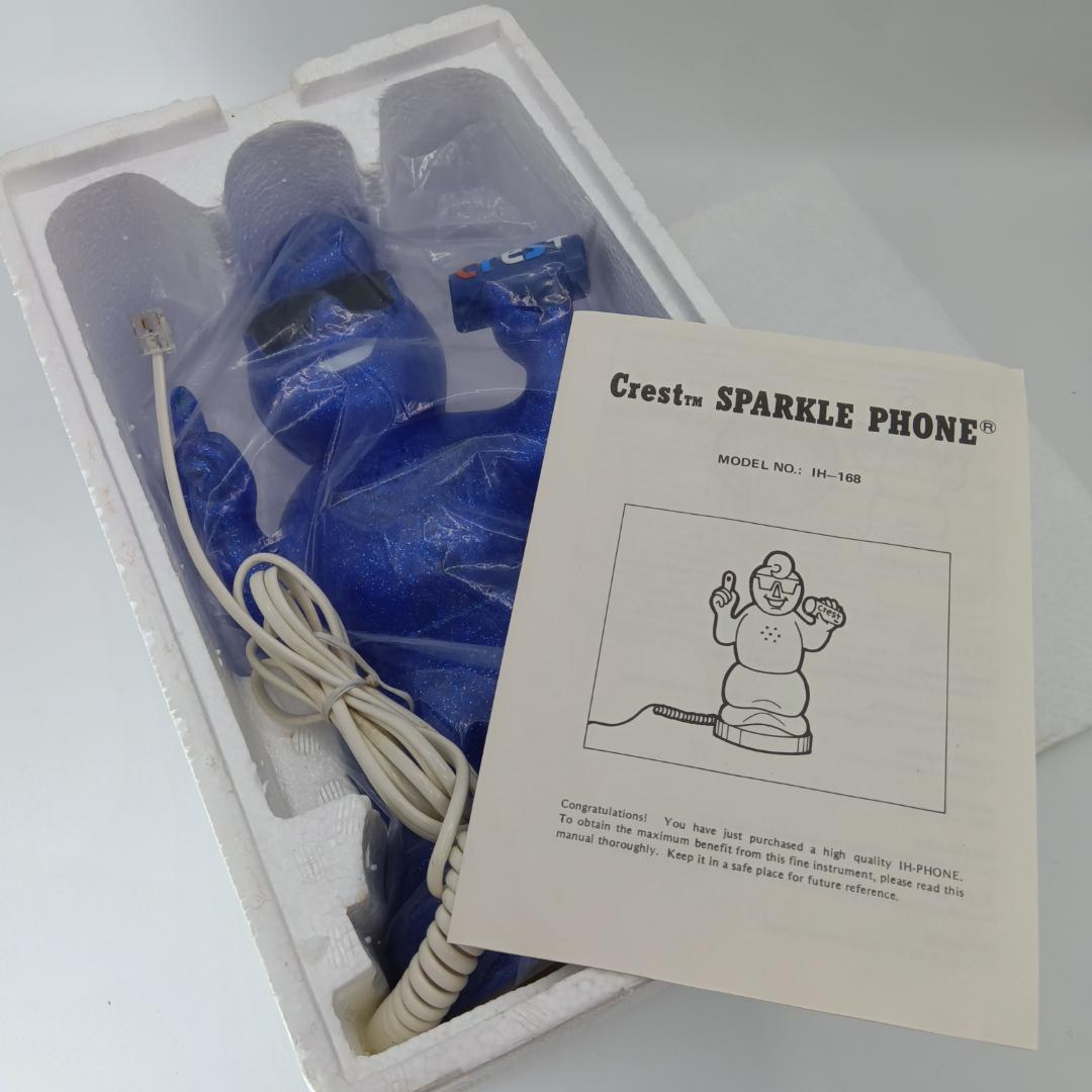 80s スパークル クレスト 電話機 ファンキー 歯磨き粉 アメリカ