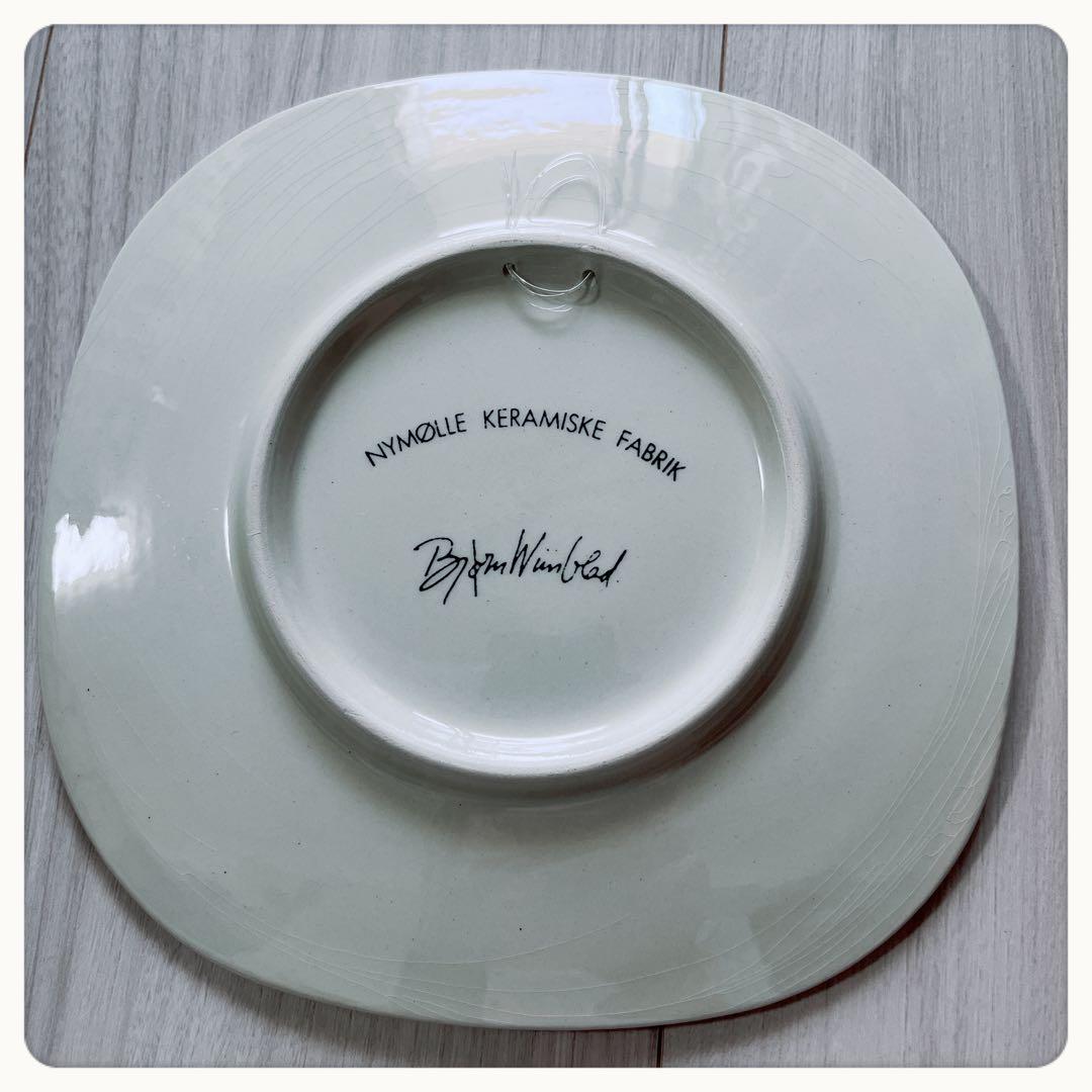 Bjorn Wiinblad イヤープレート1986-87年 NYMOLLE窯 - メルカリ