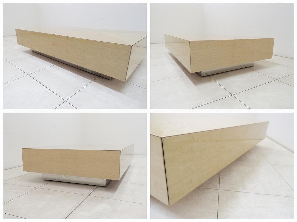 最高級 ジョルジオ・コレクション センターテーブル 171万 バーズアイメープル