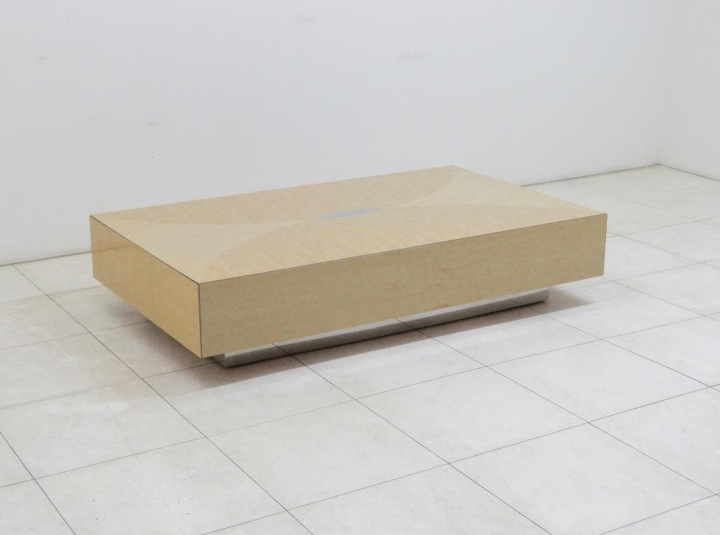 最高級 ジョルジオ・コレクション センターテーブル 171万 バーズアイメープル