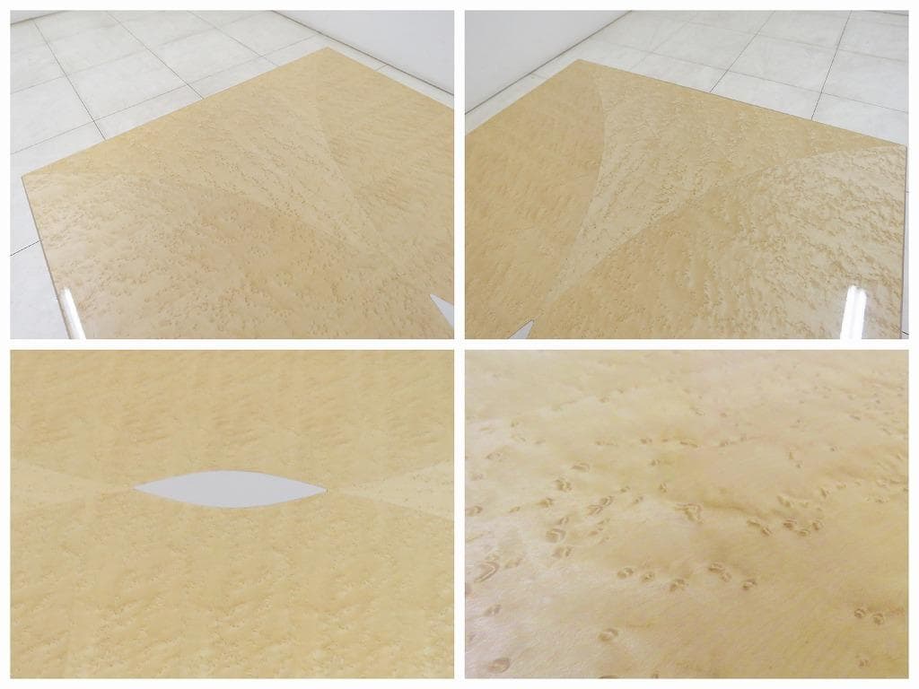 最高級 ジョルジオ・コレクション センターテーブル 171万 バーズアイメープル