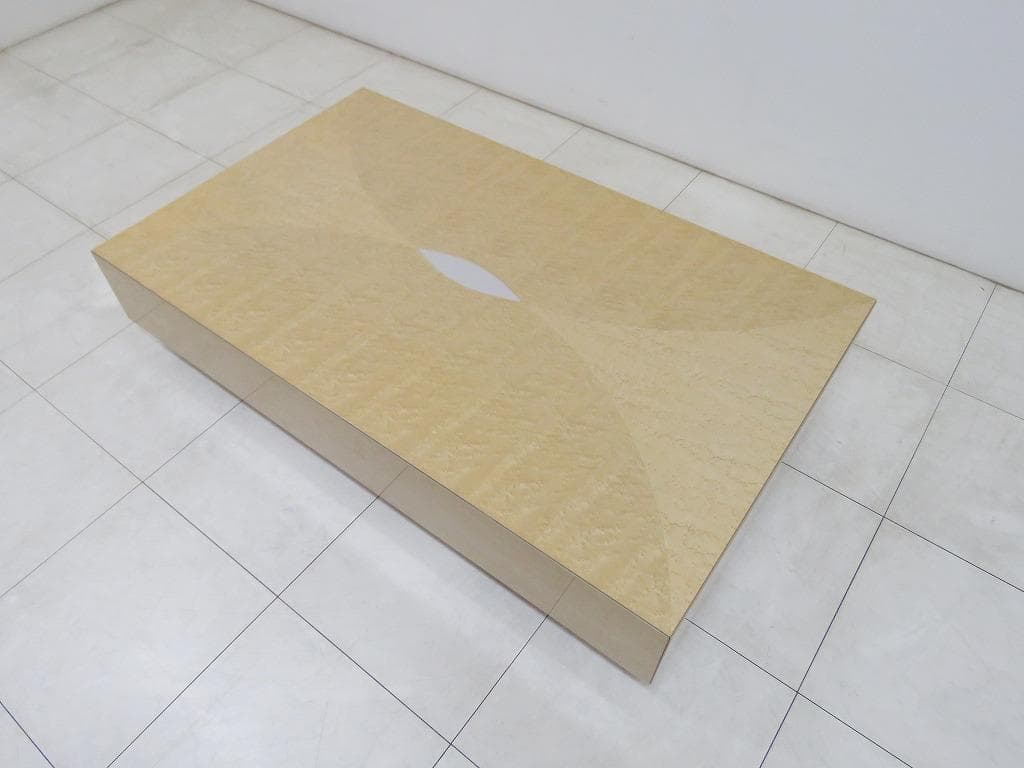 最高級 ジョルジオ・コレクション センターテーブル 171万 バーズアイメープル