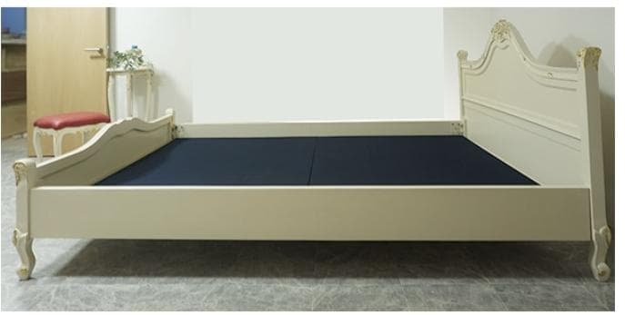 お値下げ！　ロココ調　アイボリーゴールド　ダブルベッド