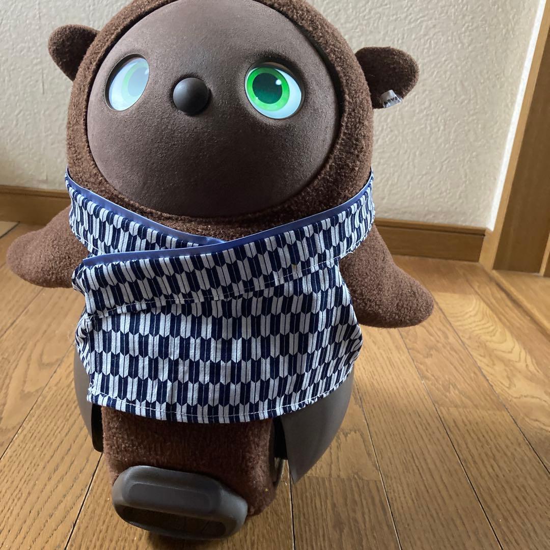 ラボット 服 lovot シルバー龍 羽織 袴 インナー紺色 矢絣