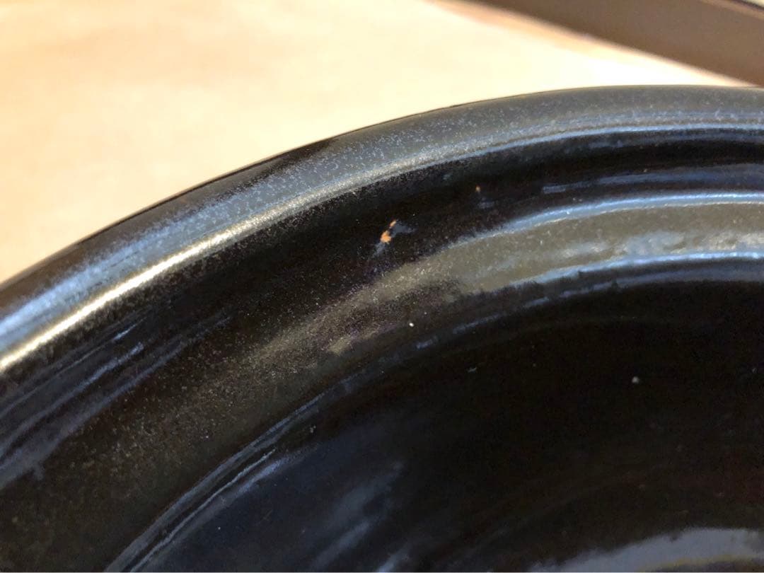 雲井窯　土鍋 鴨釉　尺　10号