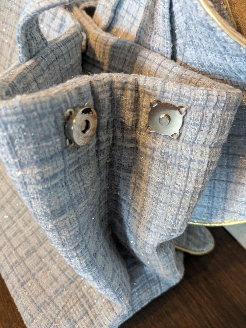 VORAVAJ BANGKOK フェアトレードバッグ アイスブルー ft-4 - メルカリ