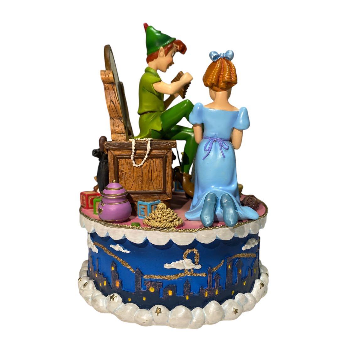Disney ピーターパン からくりオルゴール You can fly 箱付き