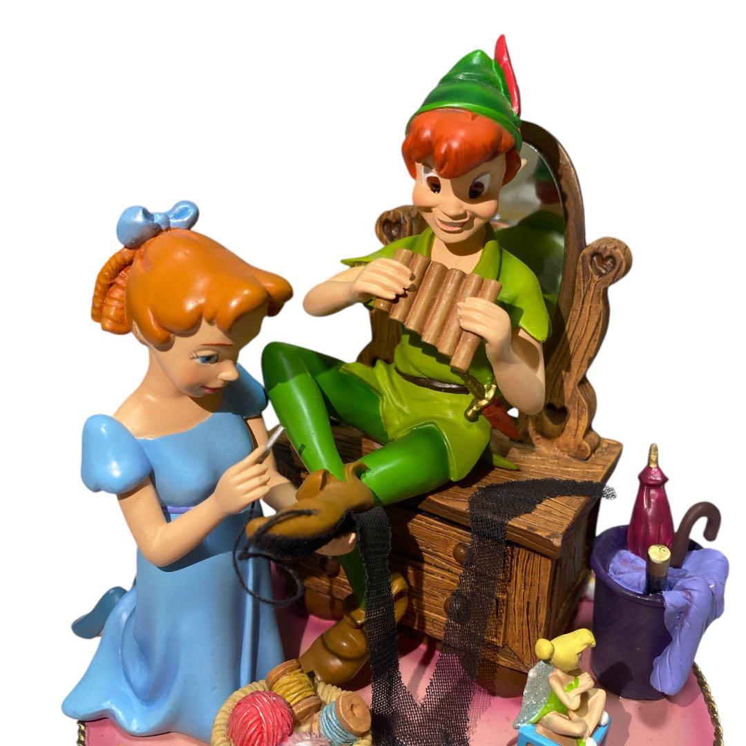 Disney ピーターパン からくりオルゴール You can fly 箱付き