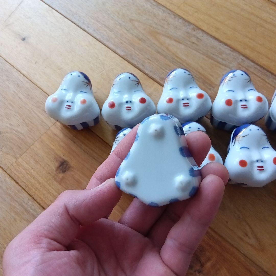 お多福香合珍味入れ 10個セット