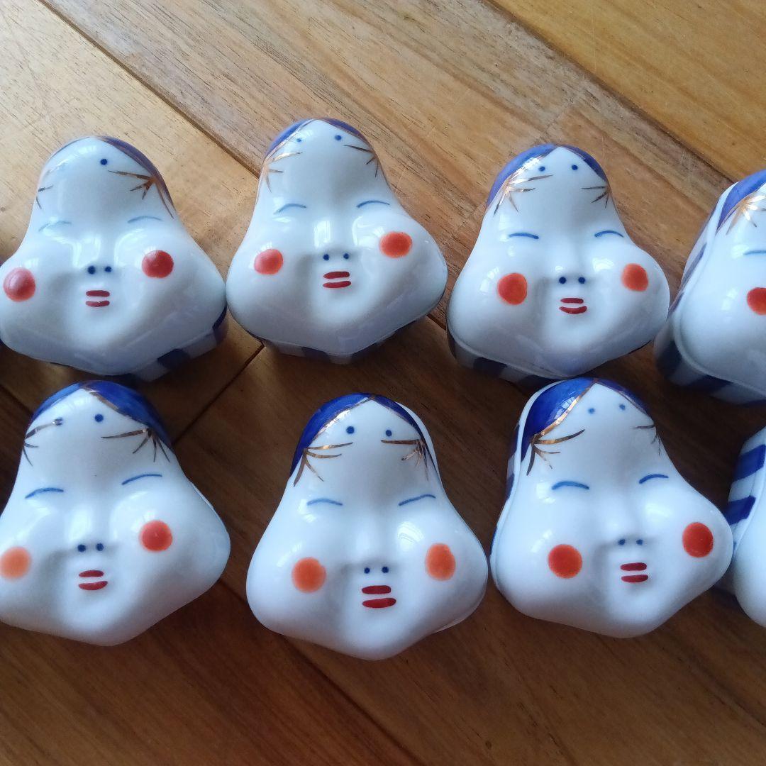 お多福香合珍味入れ 10個セット