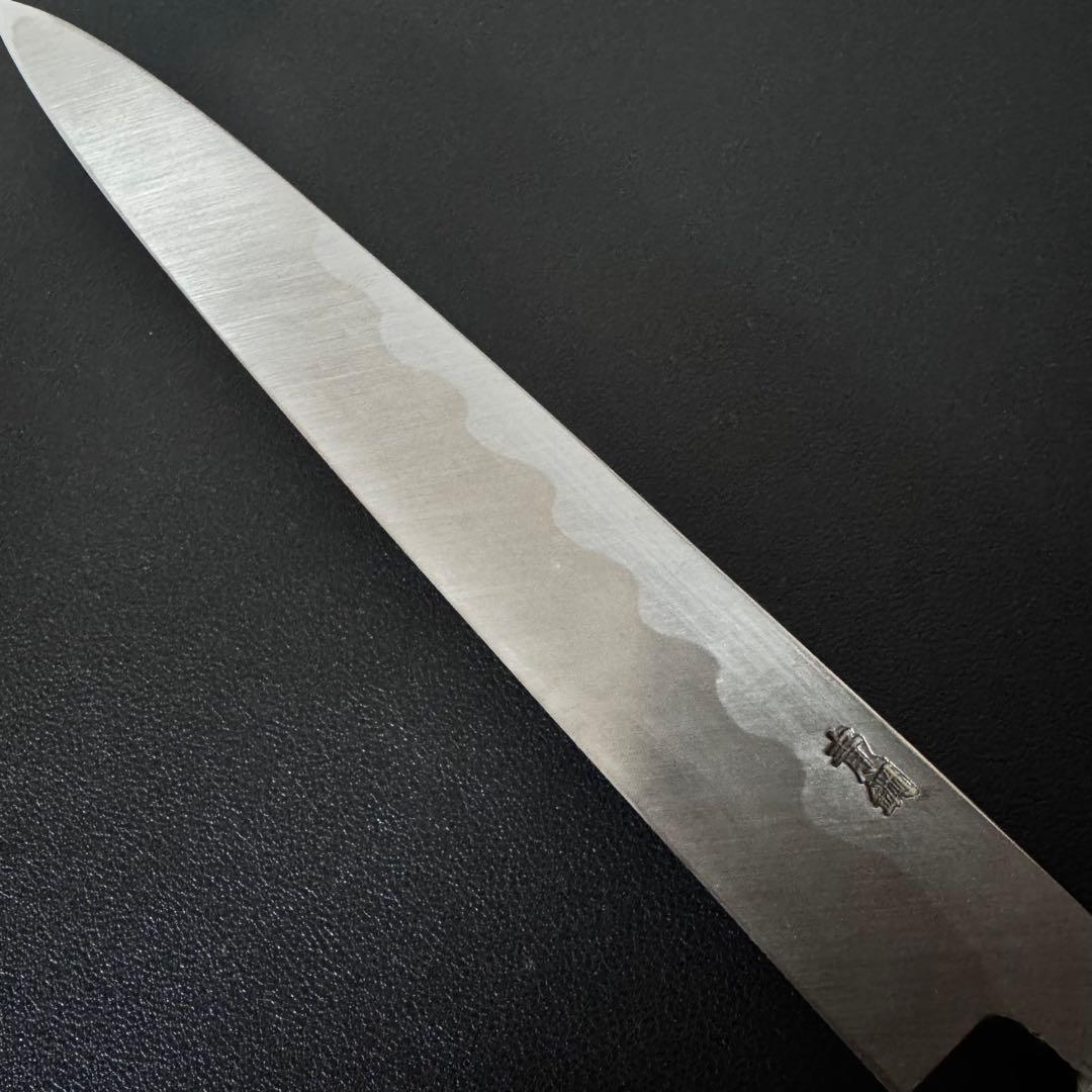 240mm 青鋼 霞 柳刃包丁 クリ柄 和包丁 堺刃物 - メルカリ