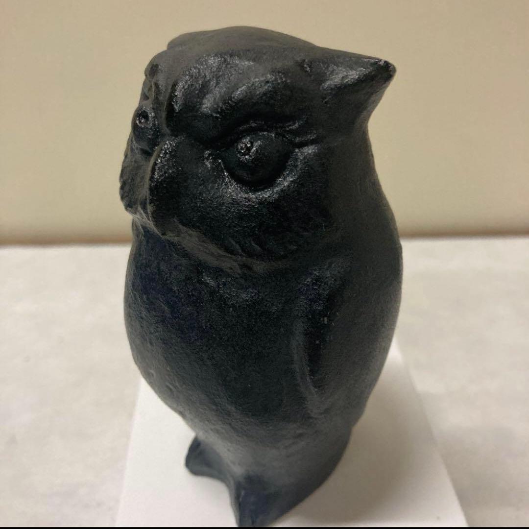 フクロウ　レトロ　鉄製