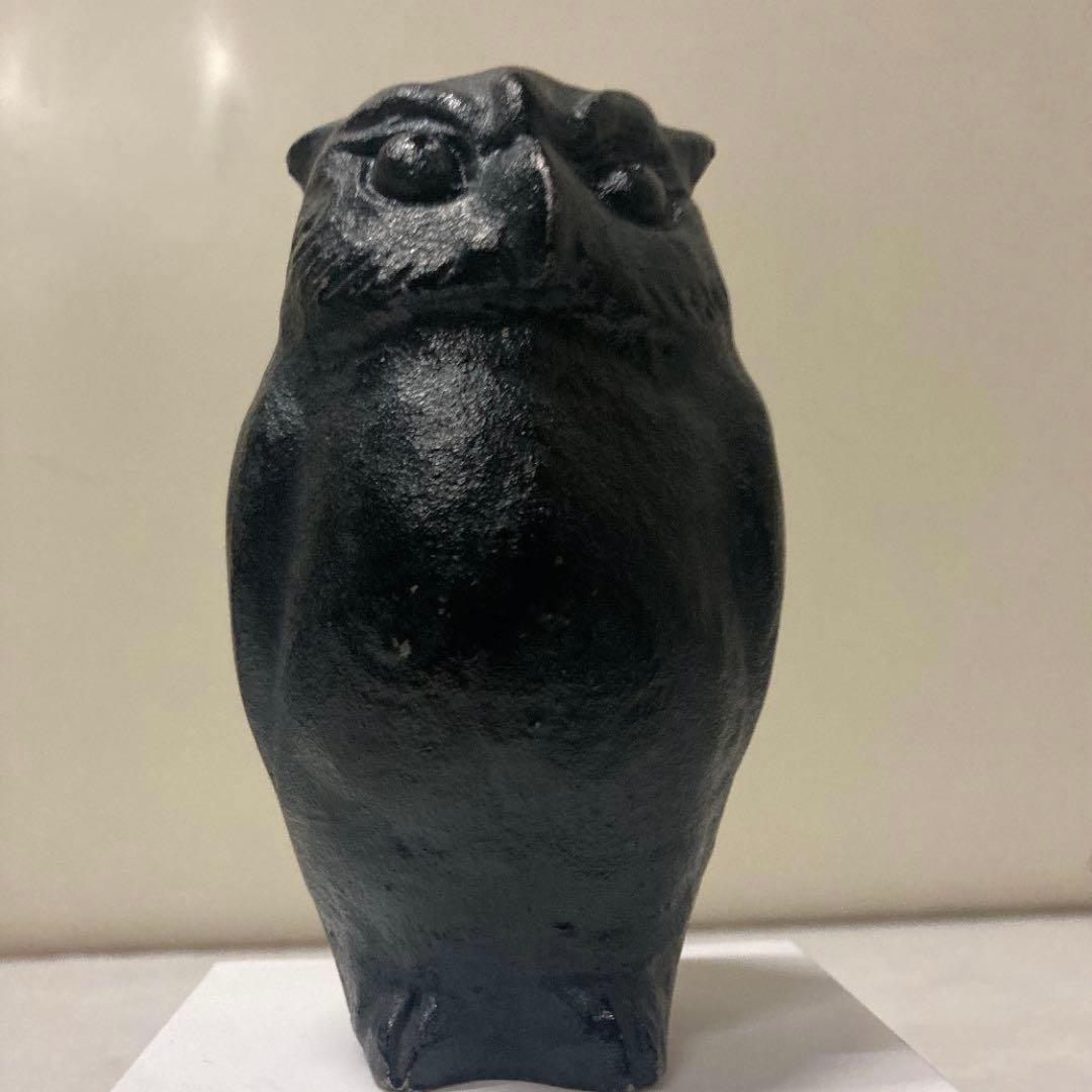 フクロウ　レトロ　鉄製