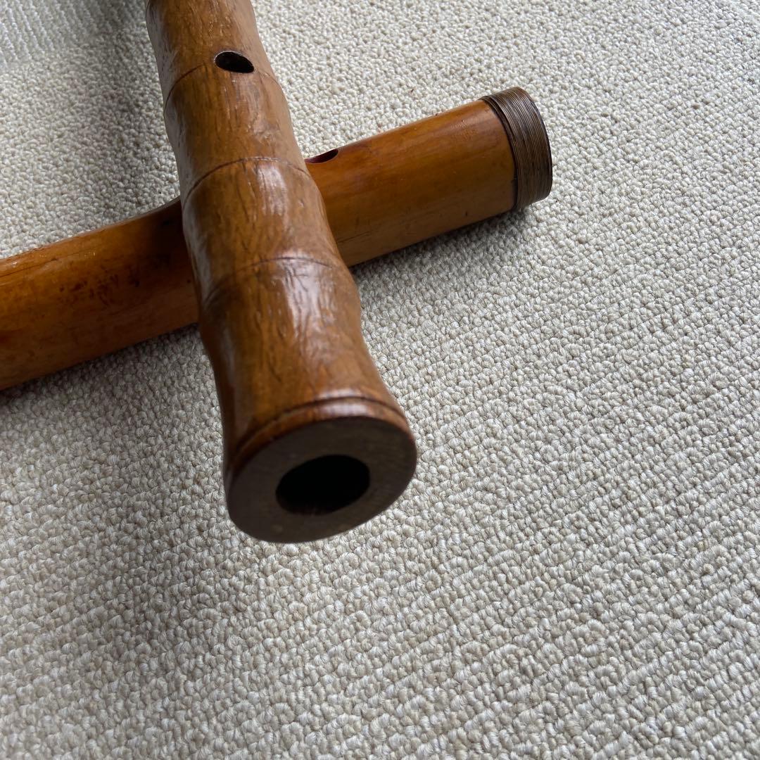 247尺八2本　一尺八寸管