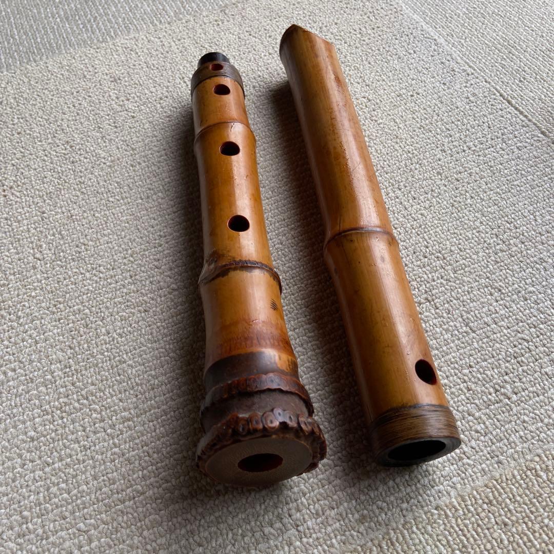 247尺八2本　一尺八寸管