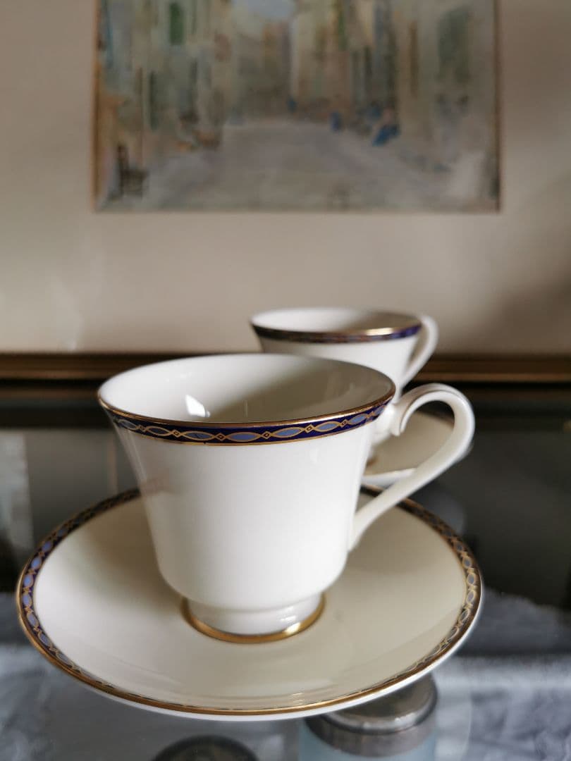 ミントンSt. Jamesセントジェームス ゴールドエナメル彩2客ティー