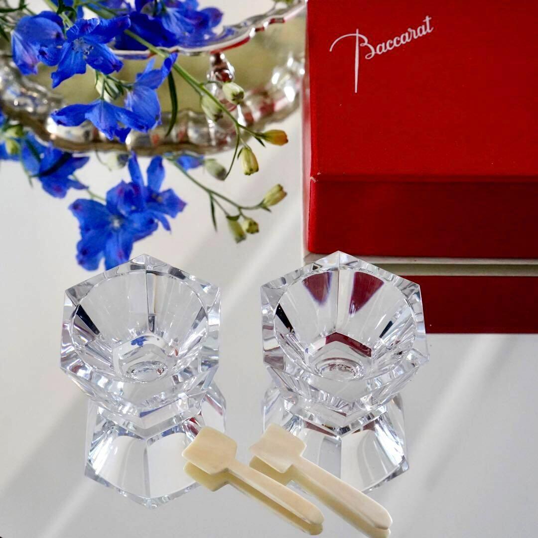 希少★Lサイズ 美品★オールド バカラ アルクール ミズーリ★ジャム 調味料入れ