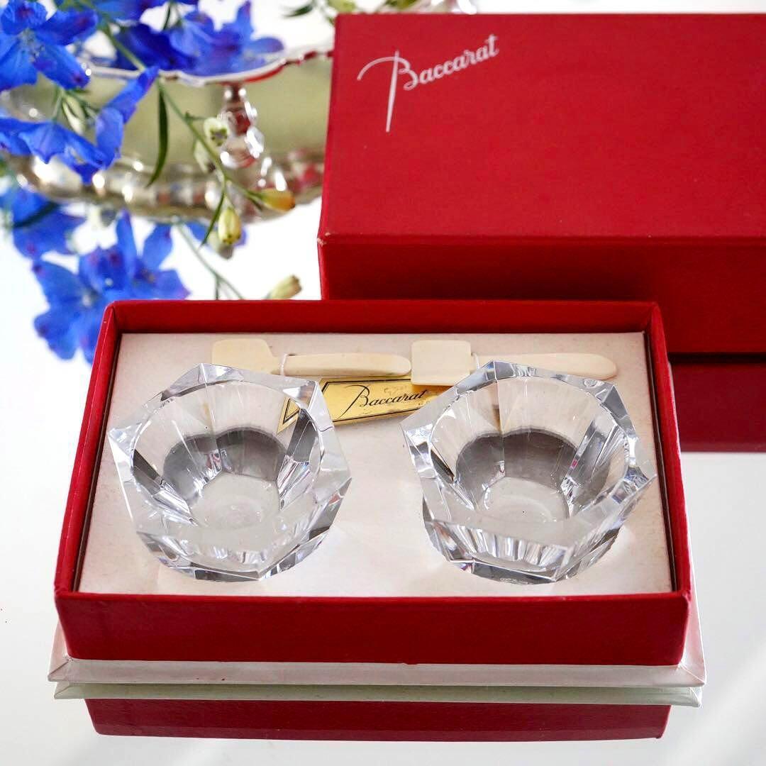 希少★Lサイズ 美品★オールド バカラ アルクール ミズーリ★ジャム 調味料入れ