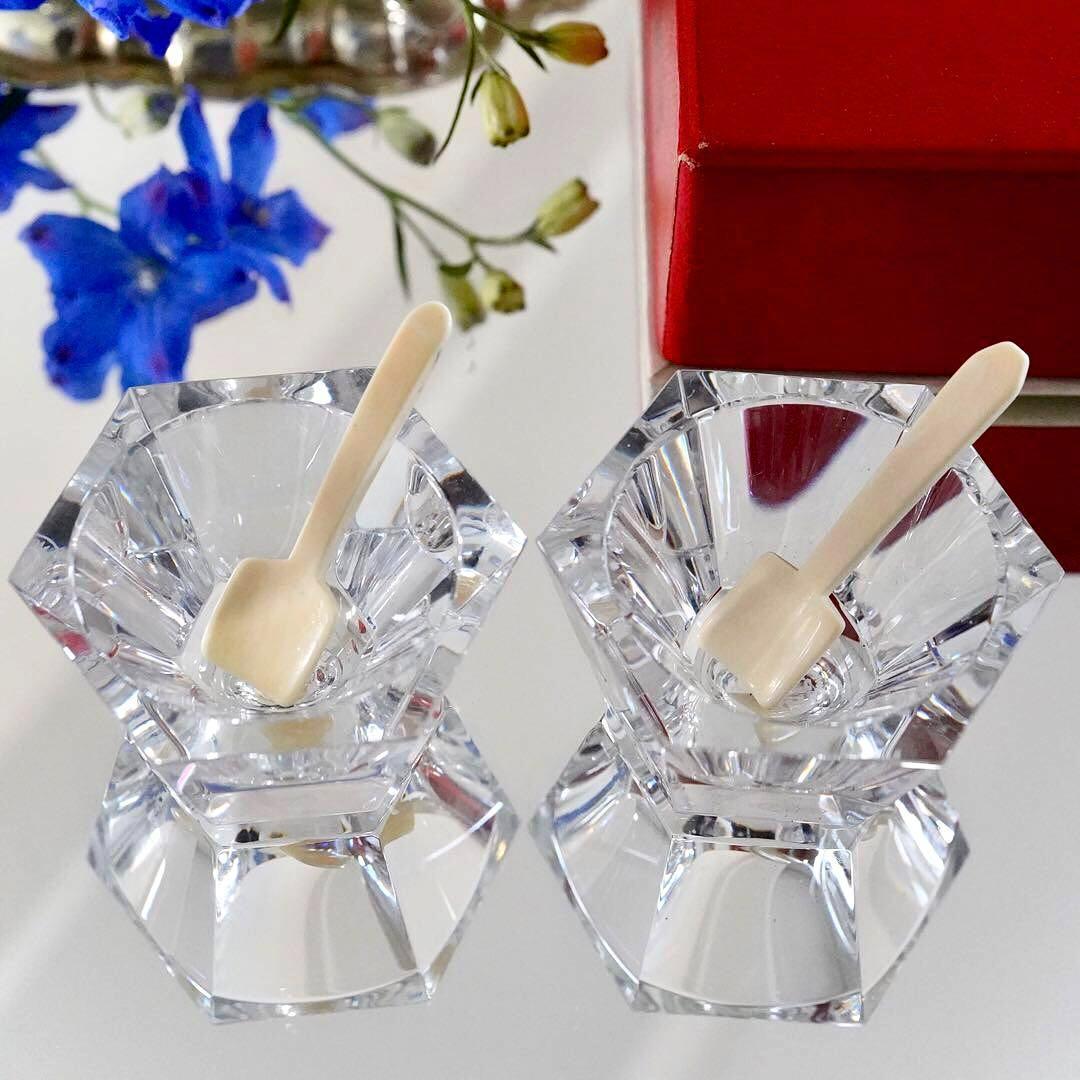 希少★Lサイズ 美品★オールド バカラ アルクール ミズーリ★ジャム 調味料入れ