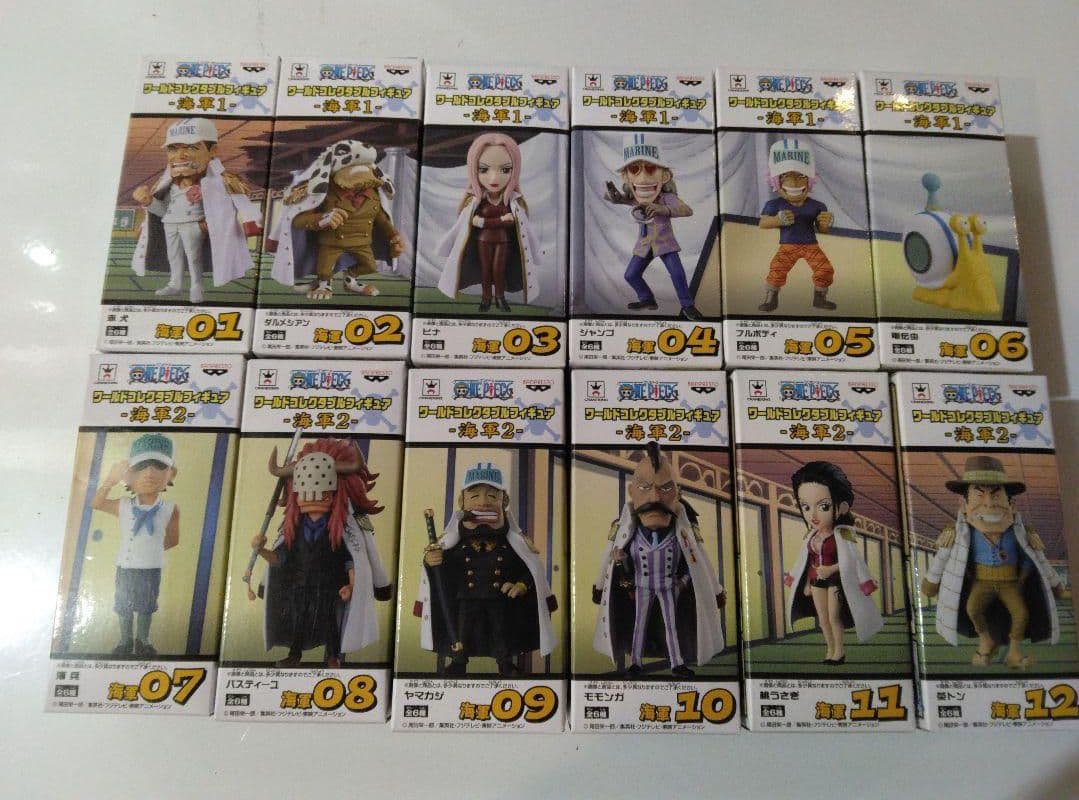 希少未開封品】ワンピース ワーコレ 海軍 1,2 コンプリート全12種