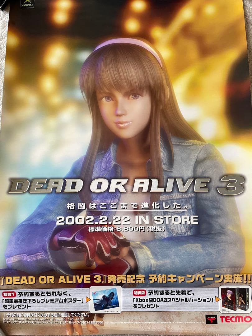 DEAD OR ALIVE 3 ヒトミXBOXポスター 非売品 レアDOA - メルカリ