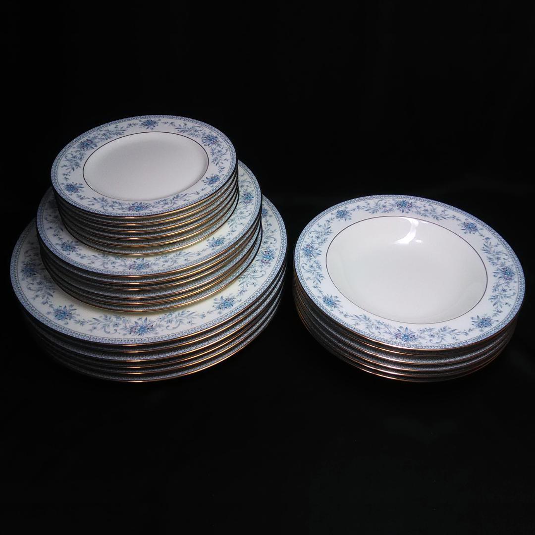 ニットーロイヤル ブルーヒル プレートセット (ノリタケ)