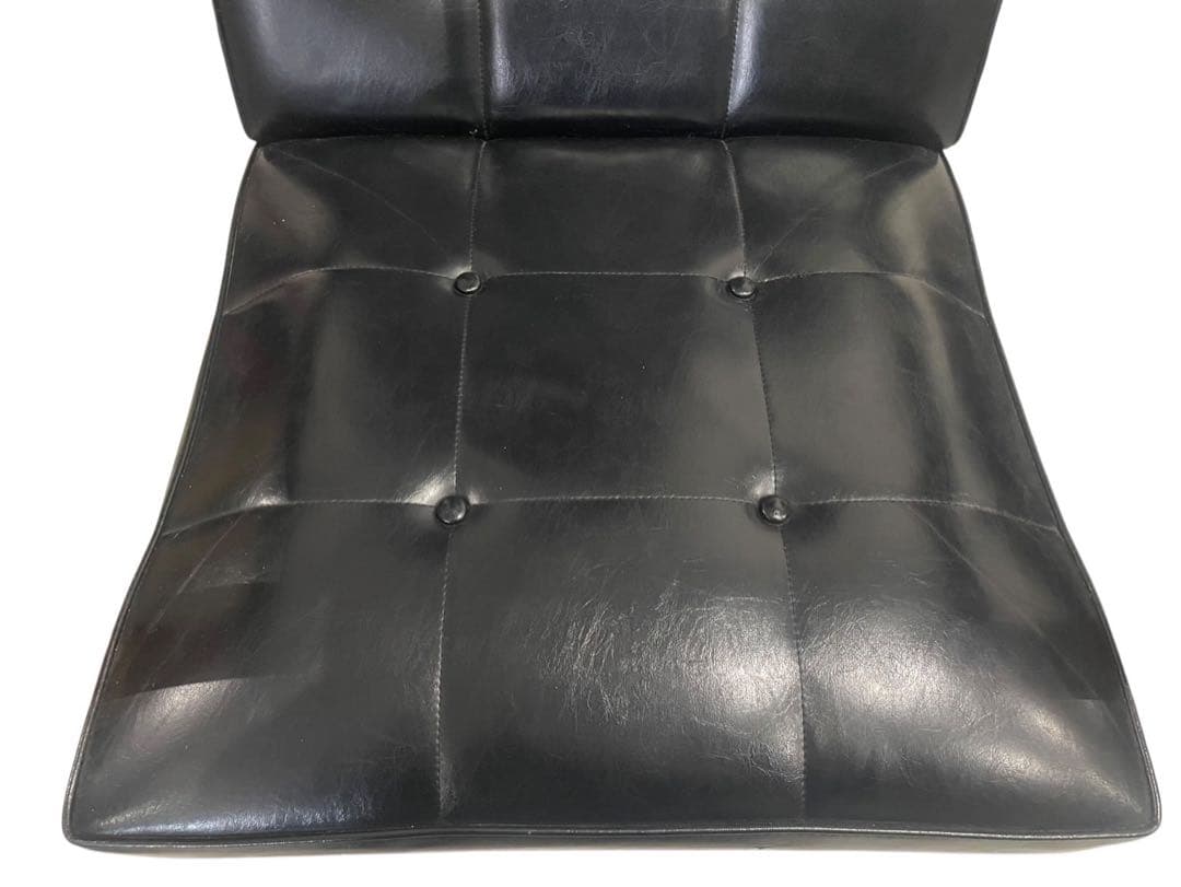 ◯karimoku カリモク60 Kチェア 1人掛け 1シーター 黒 レザー