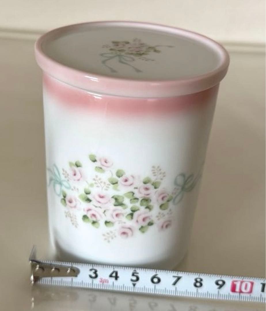 イマン　エマパッキン付きキャニスター陶器