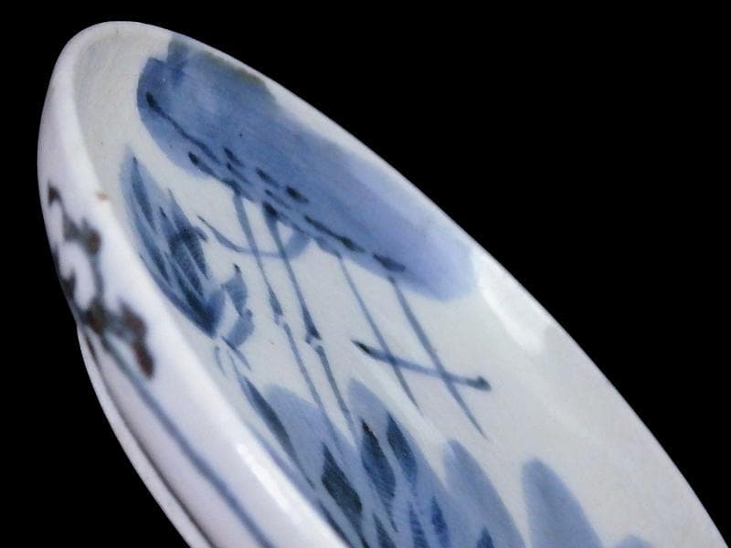 古伊万里 染付 竹笹の図 2寸半皿 豆皿 E596AS-CUh - メルカリ