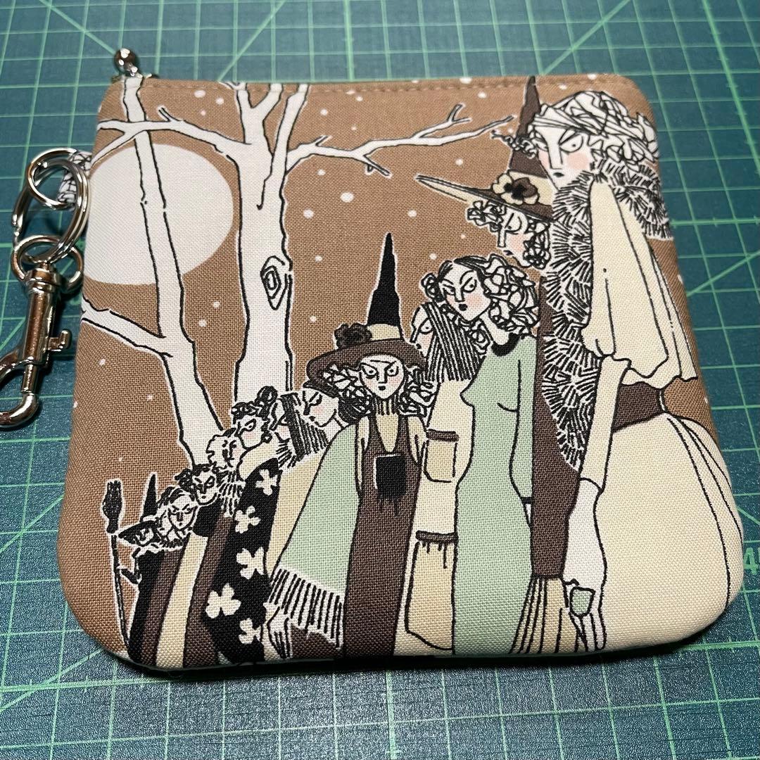 ♡12㎝ファスナーチャームポーチ①♡ハンドメイド アレキサンダー