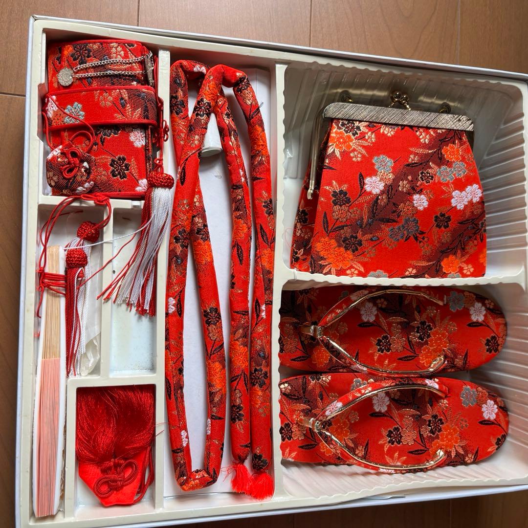 七五三 はこせこセット 髪飾り　女児　7歳 まとめ売り