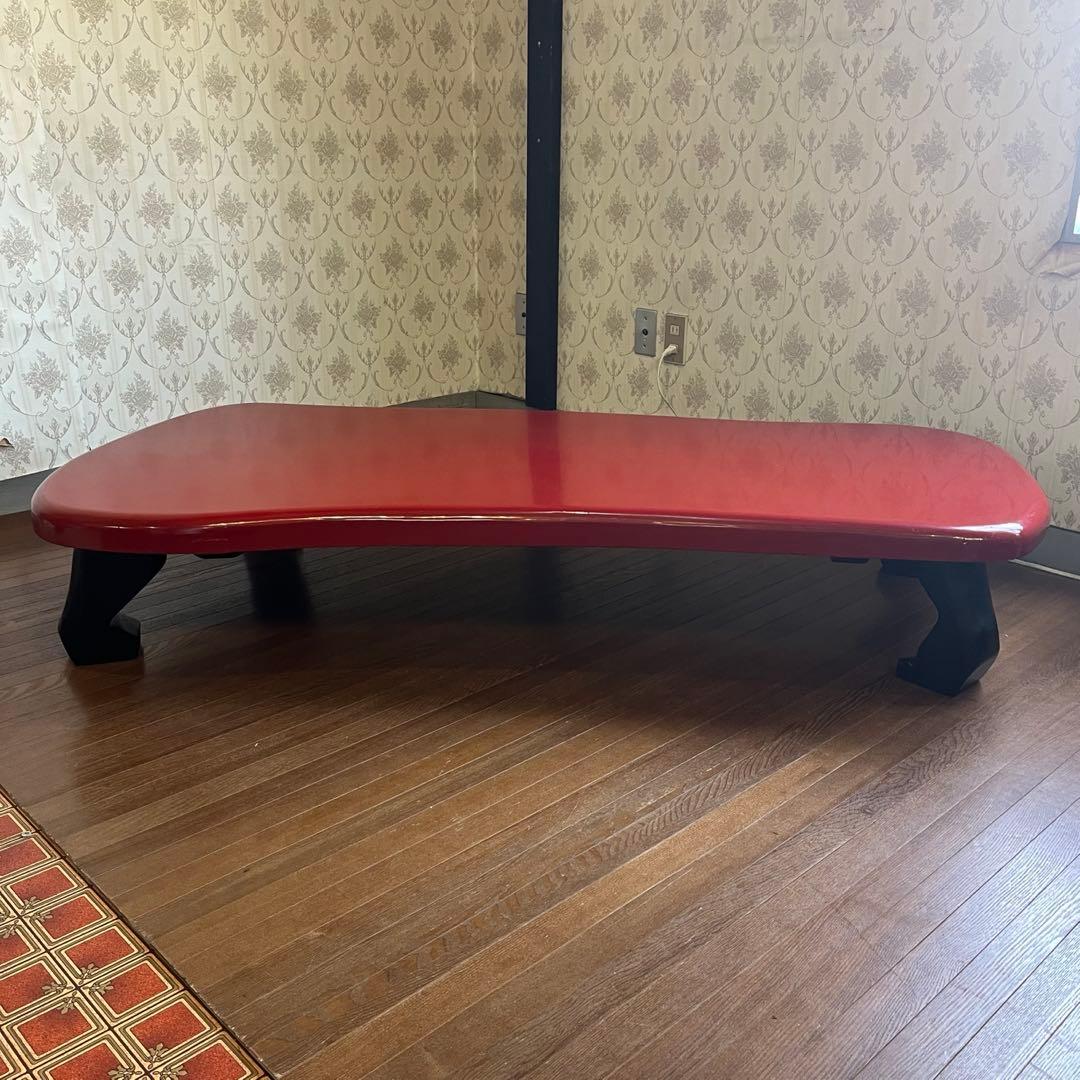 【アンティーク】木製 座卓 ローテーブル センターテーブル 大型 古民家