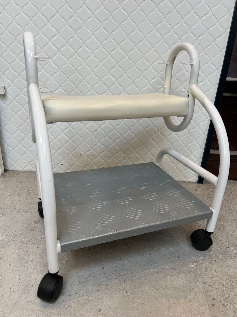 フットバス用スタンド ホワイト　フットケアワゴン