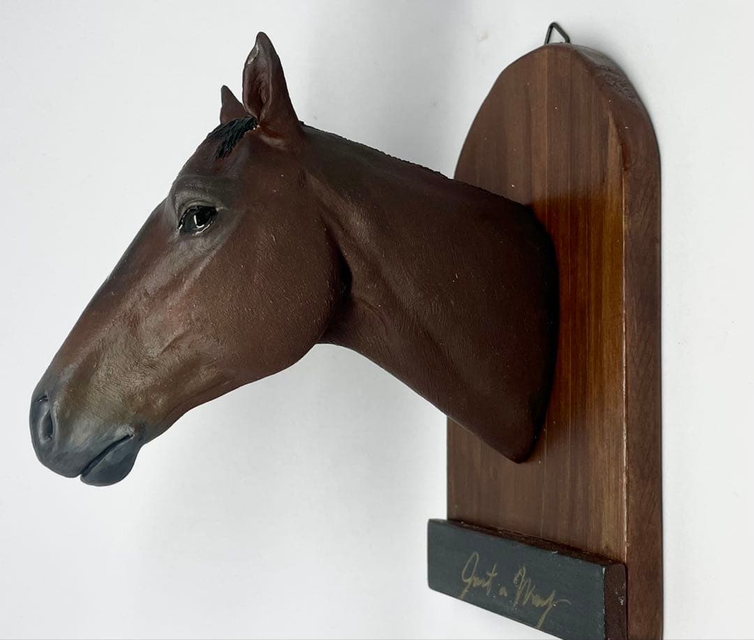 【競馬】ジャスタウェイ・壁掛けオブジェ&キーホルダーセット《リクエスト品》