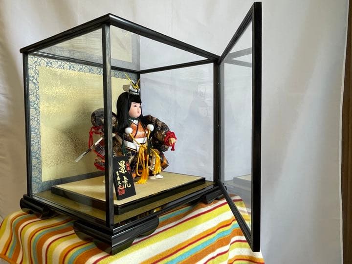 五月人形　ガラスケース入り　吉徳大光　特選　景虎