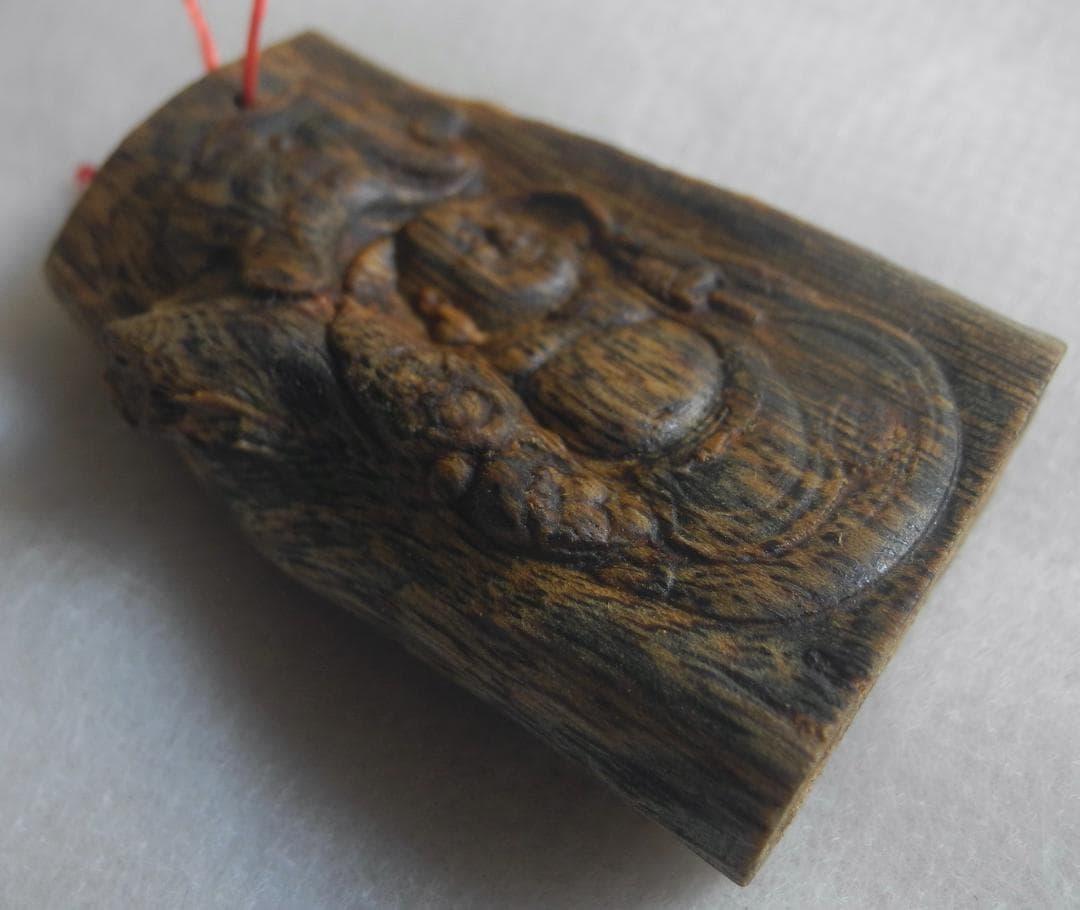 ベトナム産 天然棋楠 布袋像 9g 奇楠 沈香 香木 本物 伽羅 Qi Nan
