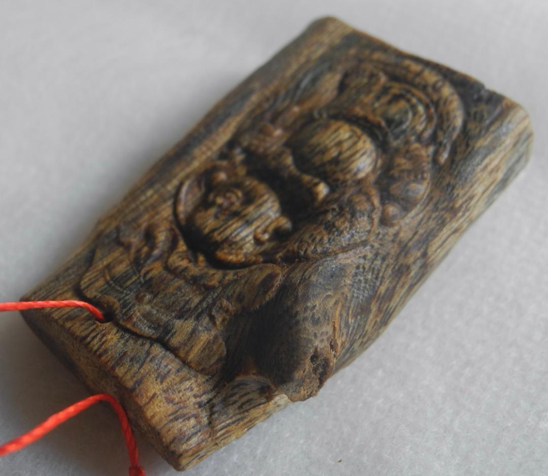 ベトナム産 天然棋楠 布袋像 9g 奇楠 沈香 香木 本物 伽羅 Qi Nan