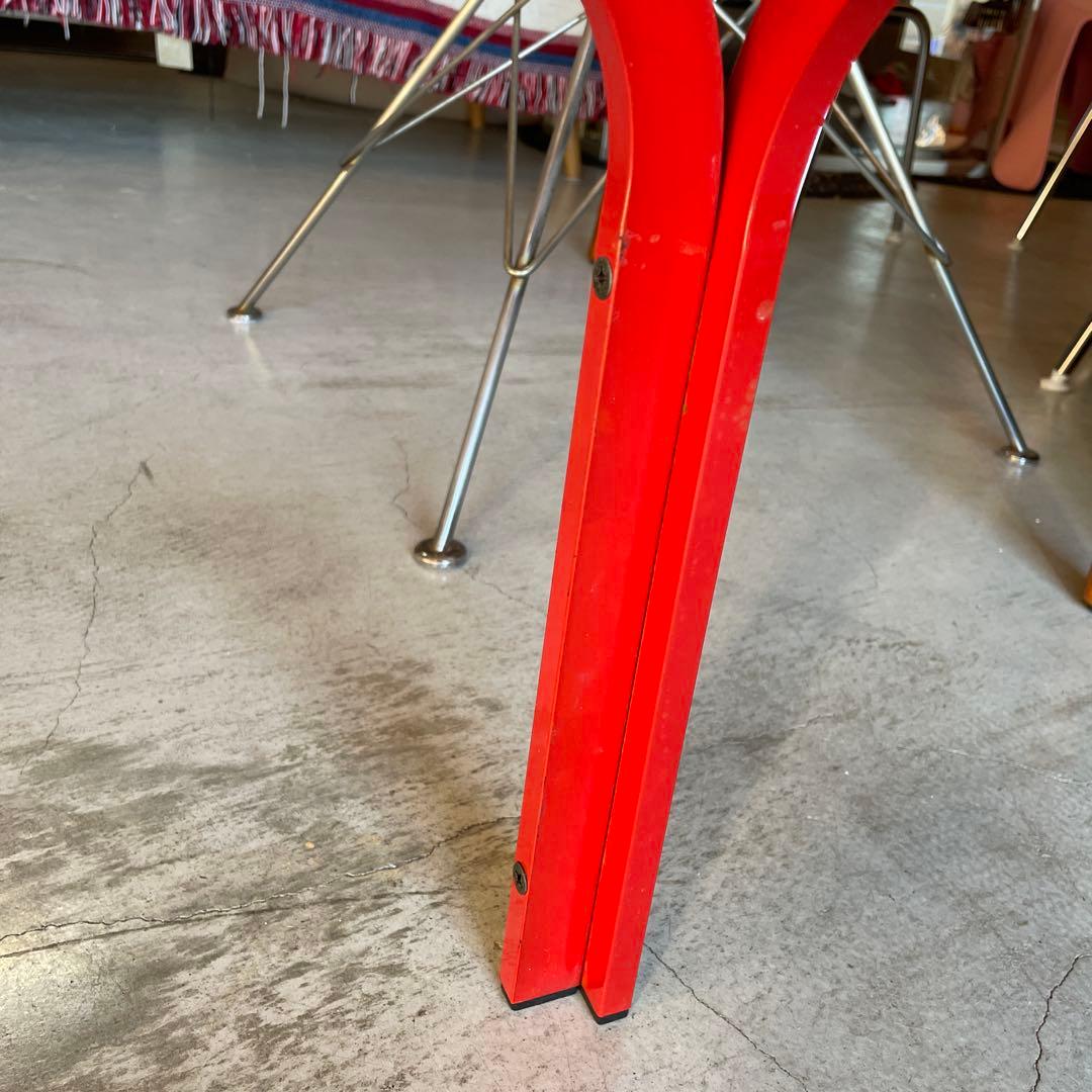 ガラステーブル　ミッドセンチュリー　80's 昭和レトロ