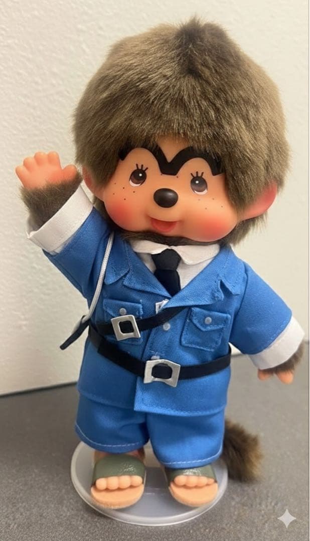 新品・こち亀記念館】両津勘吉モンチッチ（ぬいぐるみSサイズ） - メルカリ