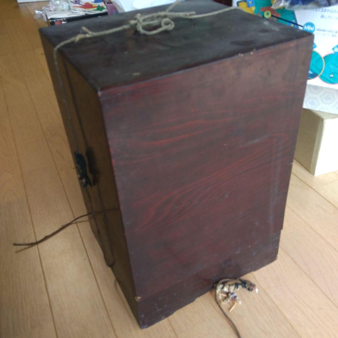 明治レトロ 骨董 お重3段です。