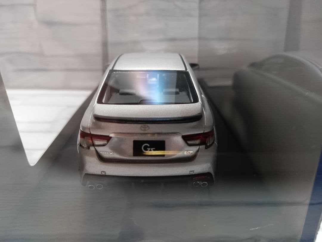 1/43 ハイストーリー トヨタ マークX G`s ミニカー シルバーメタリック