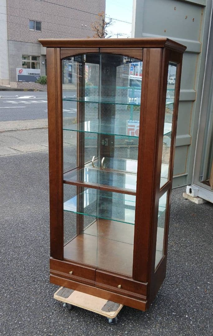 地域限定配送無料　大塚家具　飾り棚　キャビネット