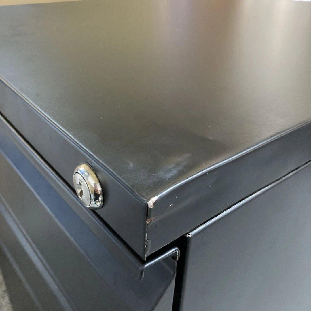 DEVAISE デスクワゴン サイドワゴン キャビネット オフィスワゴン 袖机