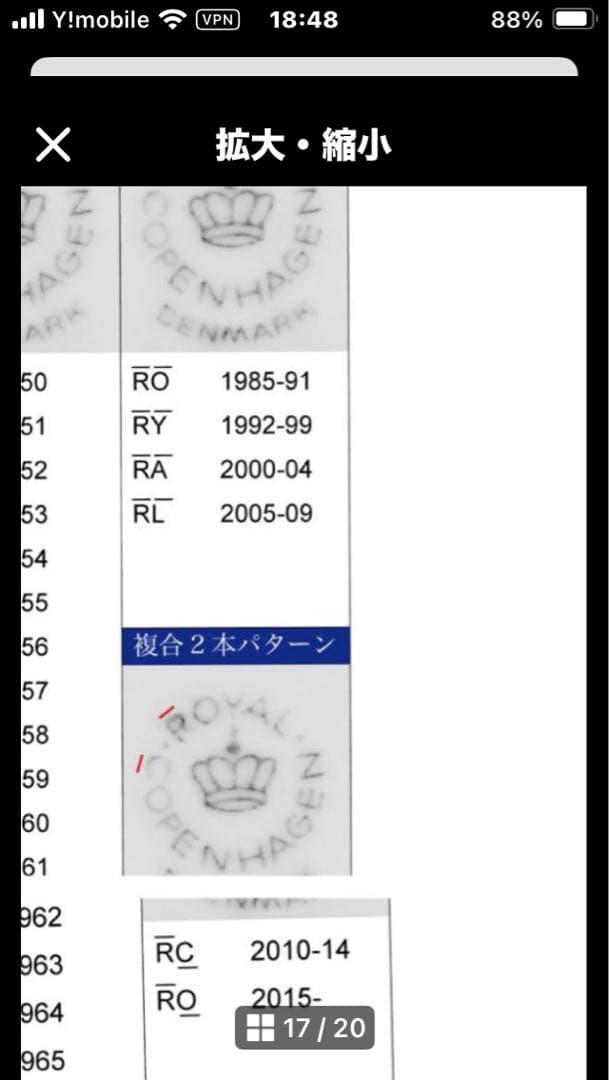 ロイヤルコペンハーゲン　ブルーフルーテッドプレインプレート　19.4㎝×４枚‼️